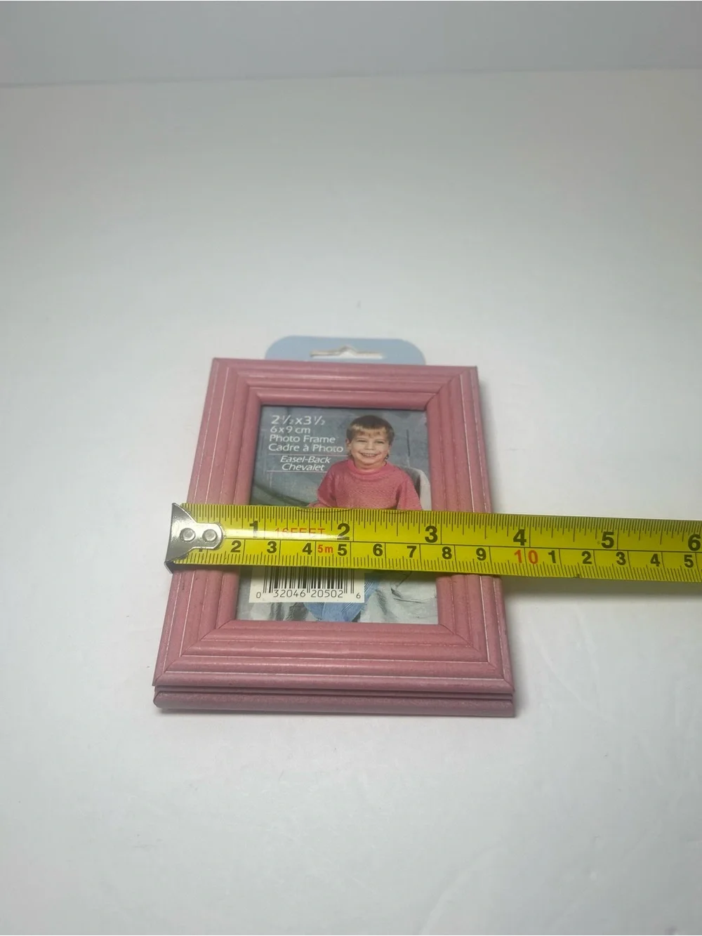 3 Wood Picture Frames 2 x 3 Inch Photo Wooden Photo Frame Assorted Pink & Cream